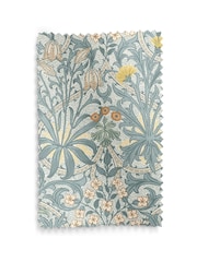 William Morris At Home Blue Woodland Weeds Made to Measure Curtains - Image 9 of 9