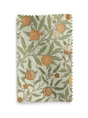 William Morris At Home Lichen Green Fruit Made to Measure Curtains - Image 9 of 9