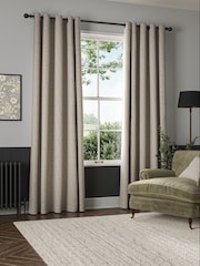 William Morris At Home Cobble Brown Willow Bough Woven Made to Measure Curtains - Image 2 of 9