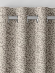 William Morris At Home Cobble Brown Willow Bough Woven Made to Measure Curtains - Image 7 of 9