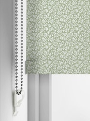 Laura Ashley Moss Green Sweet Alyssum Made to Measure Roller Blind - Image 3 of 6