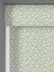 Laura Ashley Moss Green Sweet Alyssum Made to Measure Roller Blind - Image 5 of 6