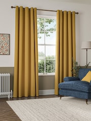 William Morris At Home Sunflower Yellow Reed Made to Measure Curtains - Image 2 of 9