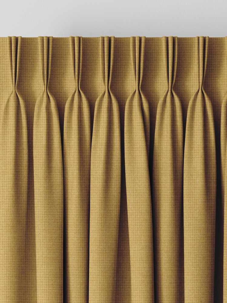 William Morris At Home Sunflower Yellow Reed Made to Measure Curtains - Image 5 of 9