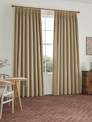 William Morris At Home Oat Natural Reed Made to Measure Curtains - Image 2 of 9