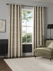William Morris At Home Barley Grey Woodland Weeds Made to Measure Curtains - Image 2 of 9