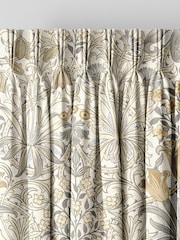 William Morris At Home Barley Grey Woodland Weeds Made to Measure Curtains - Image 5 of 9