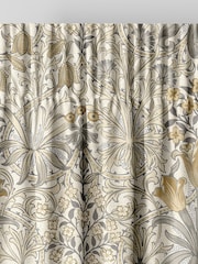 William Morris At Home Barley Grey Woodland Weeds Made to Measure Curtains - Image 6 of 9