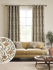 William Morris At Home Natural Fruit Made to Measure Curtains - Image 1 of 9