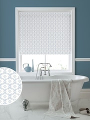 Laura Ashley Cobalt Blue Norton Made to Measure Roller Blind - Image 1 of 6