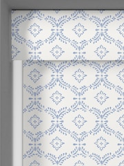 Laura Ashley Cobalt Blue Norton Made to Measure Roller Blind - Image 5 of 6