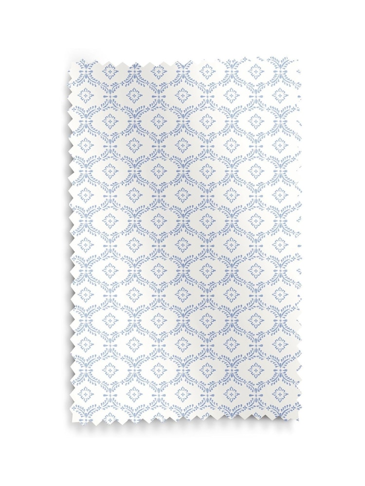 Laura Ashley Cobalt Blue Norton Made to Measure Roller Blind - Image 6 of 6