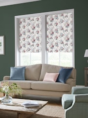 Laura Ashley Cream/Red Stowe Made to Measure Roller Blind - Image 2 of 6