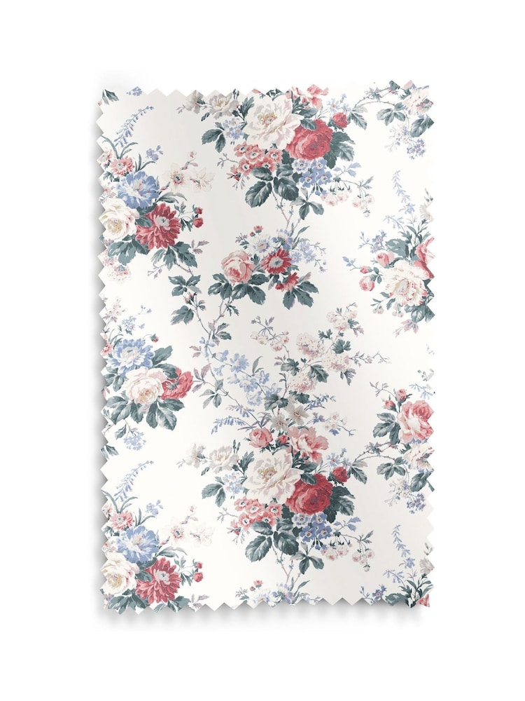 Laura Ashley Cream/Red Stowe Made to Measure Roller Blind - Image 6 of 6