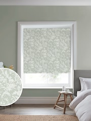 Laura Ashley Sage Green Lloyd Made to Measure Roller Blind - Image 1 of 6