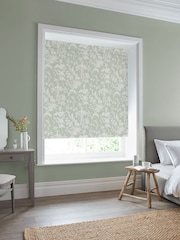 Laura Ashley Sage Green Lloyd Made to Measure Roller Blind - Image 2 of 6