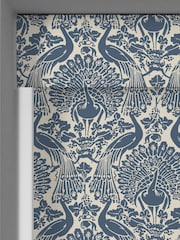 Laura Ashley Seaspray Blue Peacock Damask Made to Measure Roller Blind - Image 5 of 6