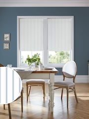 Laura Ashley Dusky Blue Farnworth Made to Measure Roller Blind - Image 1 of 6