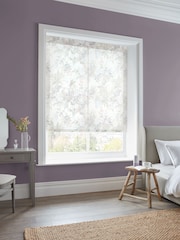 Laura Ashley Purple Linlithgow Sheer Made to Measure Roller Blind - Image 2 of 6