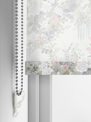 Laura Ashley Purple Linlithgow Sheer Made to Measure Roller Blind - Image 3 of 6
