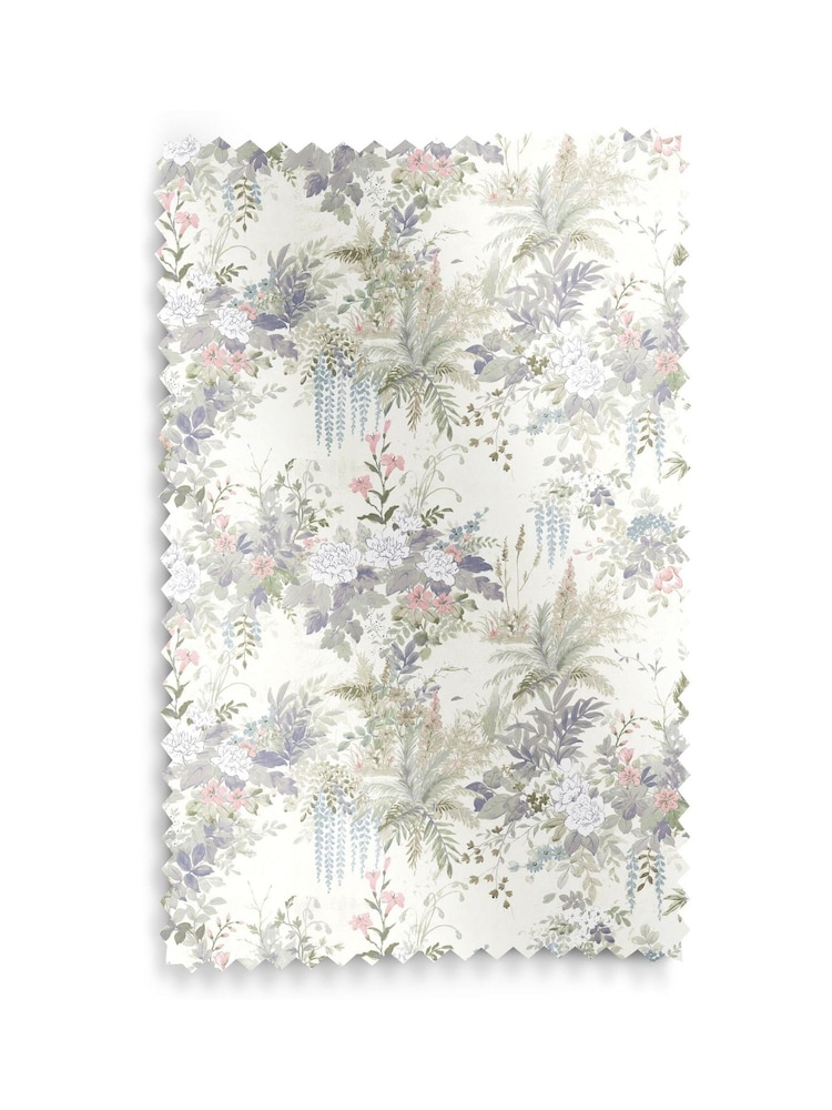 Laura Ashley Purple Linlithgow Sheer Made to Measure Roller Blind - Image 6 of 6
