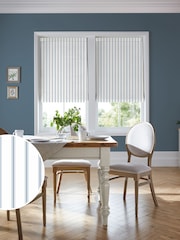 Laura Ashley Dusky Blue Farnworth Made to Measure Roman Blind - Image 1 of 6