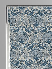 Laura Ashley Seaspray Blue Peacock Damask Made to Measure Roman Blind - Image 5 of 6