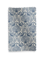 Laura Ashley Seaspray Blue Peacock Damask Made to Measure Roman Blind - Image 6 of 6
