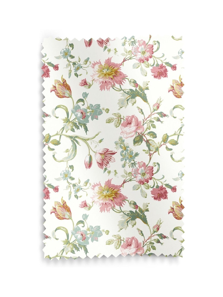 Laura Ashley Cream/Red Rosalind Made to Measure Roman Blind - Image 6 of 6