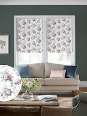 Laura Ashley Cream/Red Stowe Made to Measure Roman Blind - Image 1 of 6