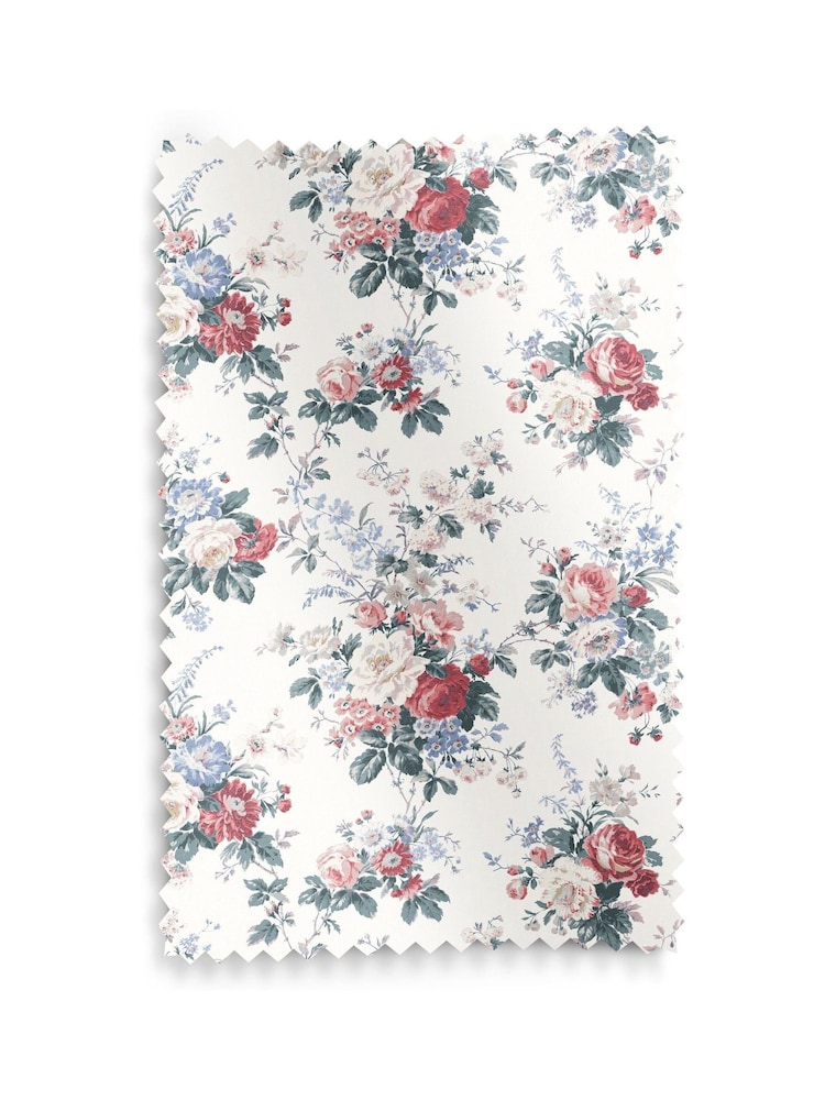 Laura Ashley Cream/Red Stowe Made to Measure Roman Blind - Image 6 of 6