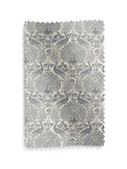 Laura Ashley Steel Grey Peacock Damask Made to Measure Roman Blind - Image 6 of 6