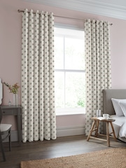 Laura Ashley Natural Beauchamp Made to Measure Curtains - Image 2 of 9