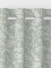 Laura Ashley Sage Green Lloyd Made to Measure Curtains - Image 7 of 9