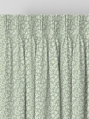 Laura Ashley Moss Green Sweet Alyssum Made to Measure Curtains - Image 6 of 9