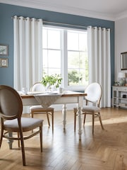 Laura Ashley Dusky Blue Farnworth Made to Measure Curtains - Image 2 of 9
