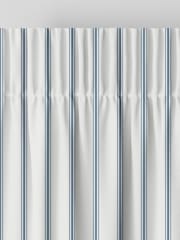 Laura Ashley Dusky Blue Farnworth Made to Measure Curtains - Image 6 of 9