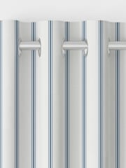 Laura Ashley Dusky Blue Farnworth Made to Measure Curtains - Image 7 of 9