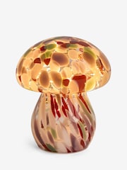 Pink Confetti Toadstool Battery Operated Glass Feature Light - Image 1 of 2