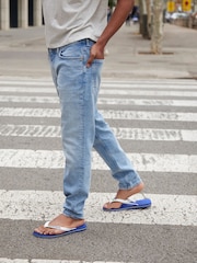 Havaianas Blue Brasil Logo Mini Me Sandals - Image 8 of 10