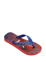 Havaianas Kids Red Top Marvel II Sandals - Image 2 of 6