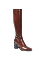 Marrón - Botas de caña alta y ancha hasta la rodilla Cagliari de Jones Bootmaker - Imagen 2 de 5