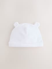 Pink Baby Velour Beanies 2 Pack (0-12mths) - Image 3 of 5