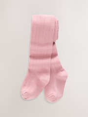 Pink Baby Tights 3 Pack (0mths-2yrs) - Image 2 of 6