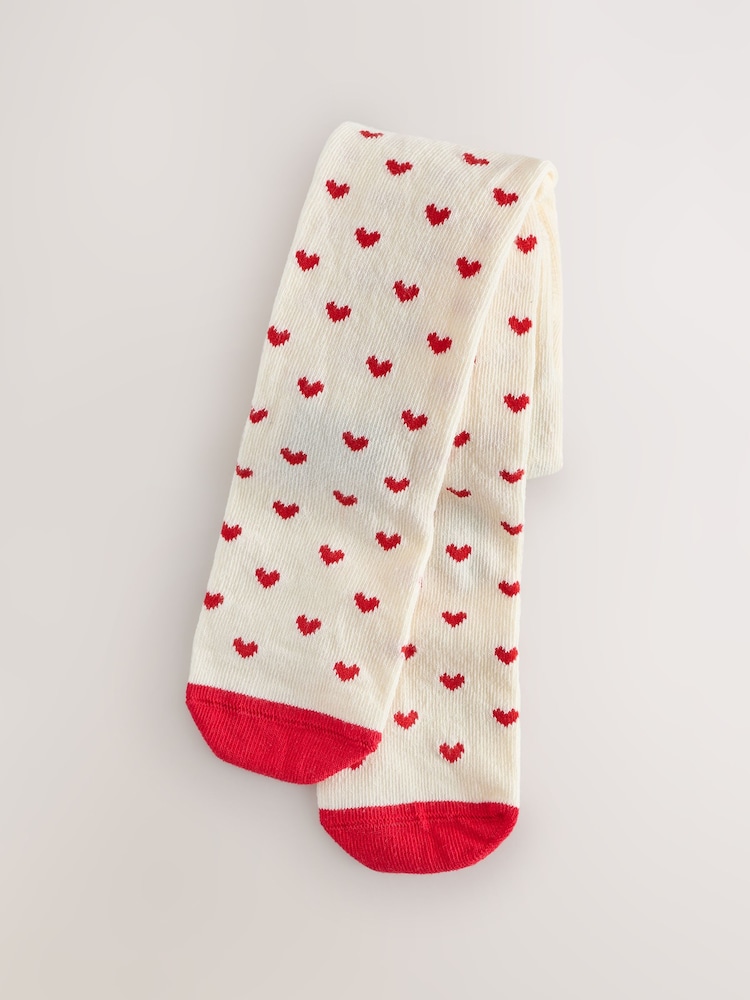 Ecru Christmas Bow Baby Tights (0mths-2yrs) - Image 2 of 4