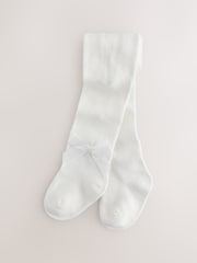 Pink Baby Bow Tights (0mths-2yrs) - Image 2 of 6