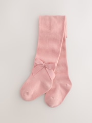 Pink Baby Bow Tights (0mths-2yrs) - Image 4 of 6
