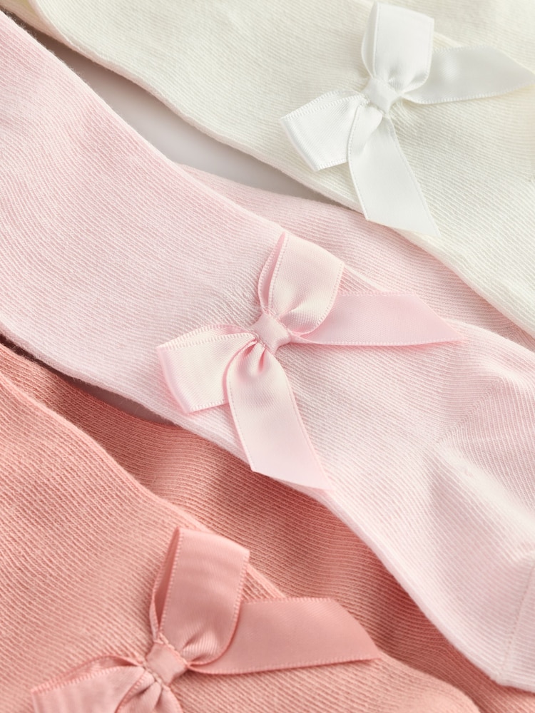 Pink Baby Bow Tights (0mths-2yrs) - Image 6 of 6