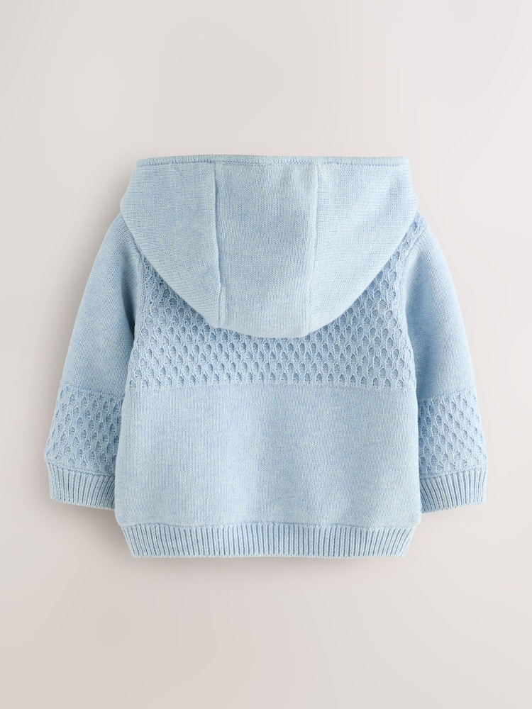 Baker by Ted Baker Blue Knitted Jacket - Image 2 of 6