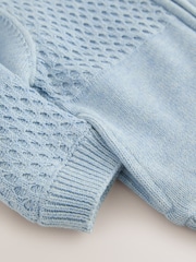 Baker by Ted Baker Blue Knitted Jacket - Image 5 of 6